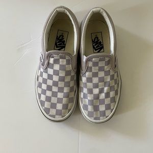 Vans Kids Toddler checkerboard Slip Ons